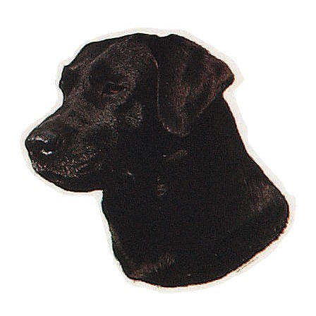 schwarzem Labrador Retriever-Aufkleber