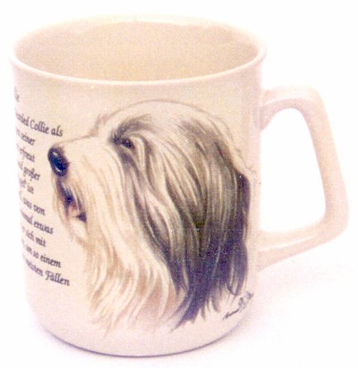 Bearded Collie-Kaffeebecher