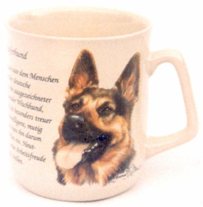 Deutscher Schferhund-Kaffeebecher