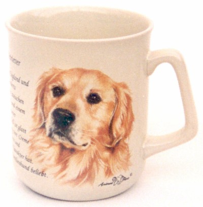 Golden Retriever-Kaffeebecher