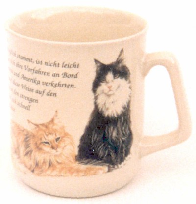 Maine Coon-Kaffeebecher