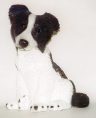 Border Collie Welpe Figur