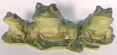 Froschgruppe Figur