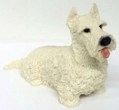 Scotch Terrier wei-Figur