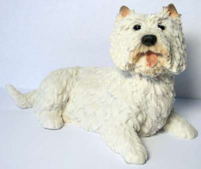 West Highland White Terrier-Figur