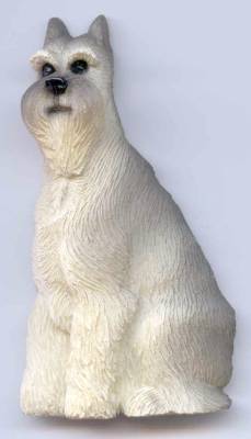Kunstharzmagnet "Schnauzer"
