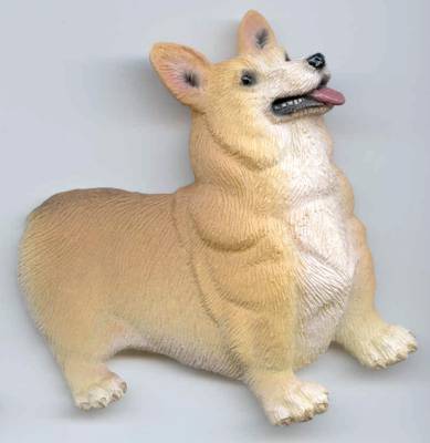 Kunstharzmagnet "Welsh Corgi"
