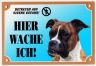 Boxer Warnschild