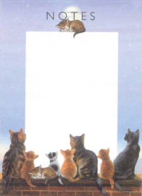 Katzen Schreibtafel