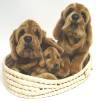 Plush Bloodhound Family