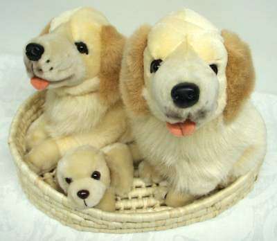 Plush Golden Retriever Family