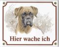 Boxer Emailleschild