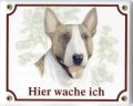 Bullterrier Emailleschild