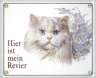 Perser Katze Emailschild