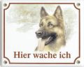 Deutscher Schferhund Emailleschild