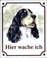 Englischer Springer Spaniel Emailschild